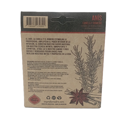 Pastilhas de Incenso em Resina X4 - Anis, Canela e Alecrim