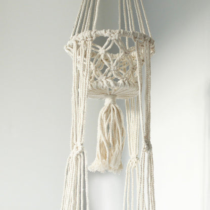 Suporte de Vaso em Macramé - Duplo