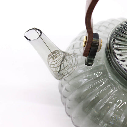 Bule de Vidro com Infusor Carvão Nacarado, 950 ml