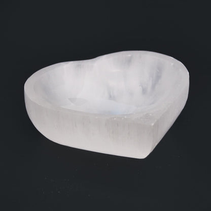Tigela Coração de Selenite 10cm