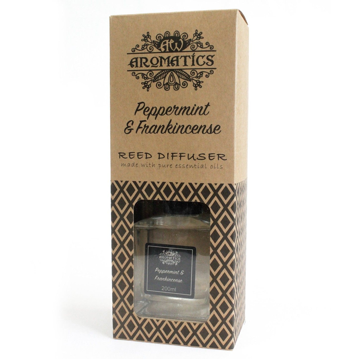 Difusor de Vareta com Óleos Essenciais - Menta e Frankincense