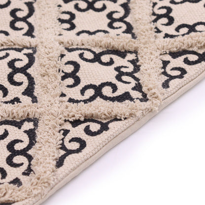 Capa de Almofada Boho 45x45 cm — Quadrados Estampados