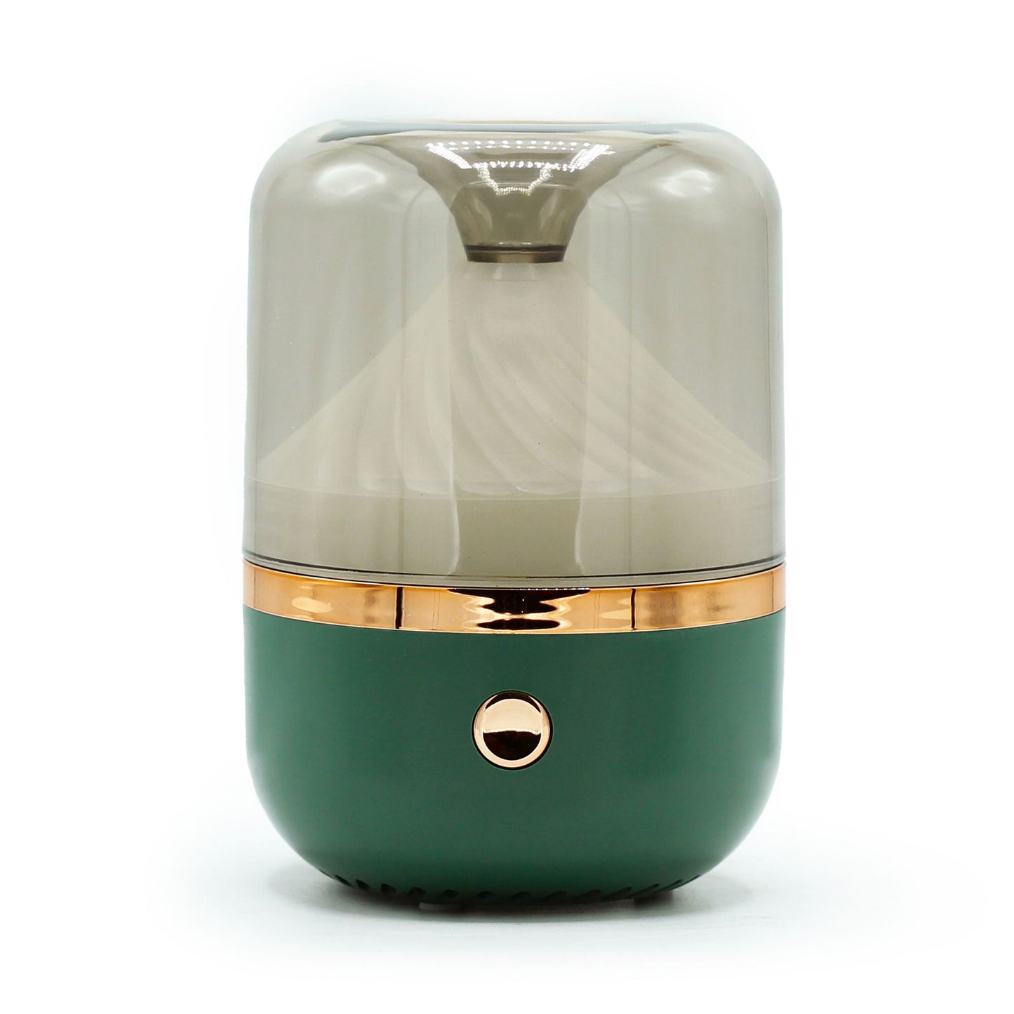 Difusor de Aroma Verde e Dourado - USB - Mudança de Cor