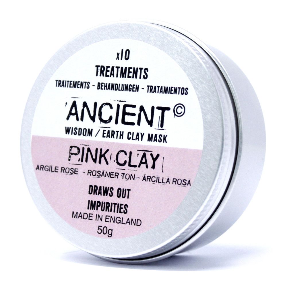 Argila Rosa para Máscara Facial 50g