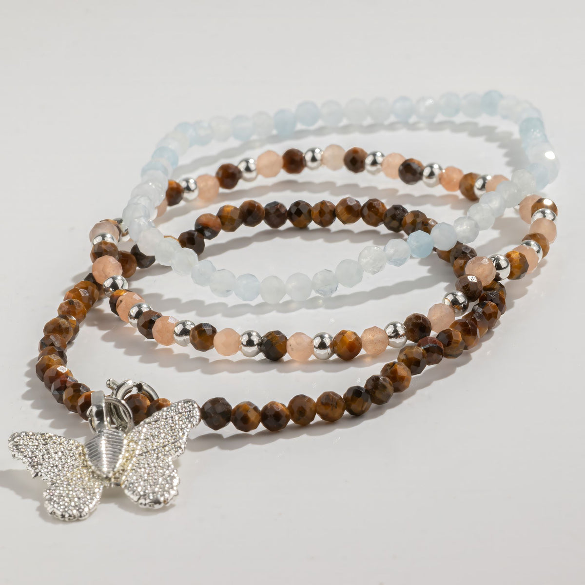 Conjunto de Pulseiras Ninfa Pôr do Sol no Mar