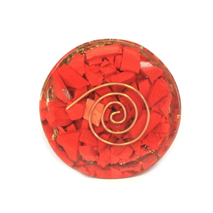 Cone de Orgonite 80 mm com Cristais