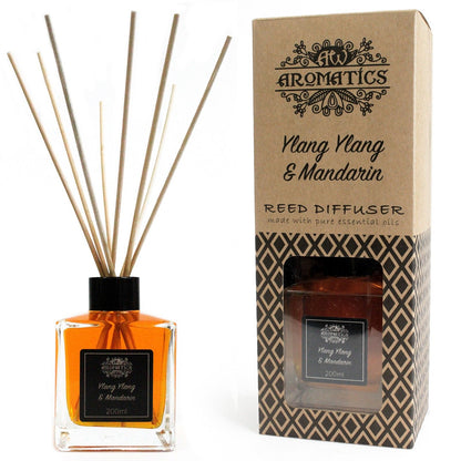 Difusor de Vareta com Óleos Essenciais - Ylang Ylang e Tangerina