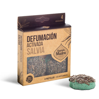 Pastilhas de Incenso em Resina 4x - Sálvia Branca