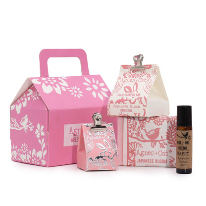 Conjunto de Bem-Estar Agnes & Cat - Florescer e Alegria