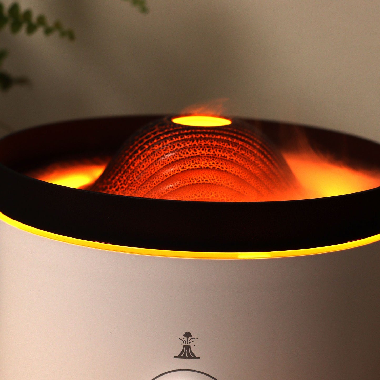 Difusor de Aroma Efeito Vulcão Grande - Ficha - Duas Cores