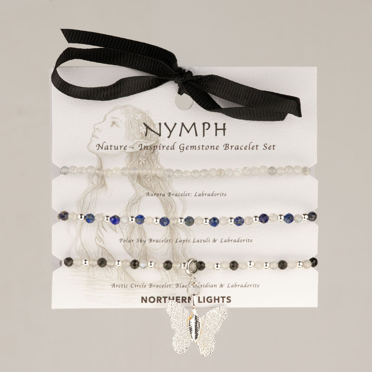 Conjunto de Pulseiras Ninfa Auroras Boreais