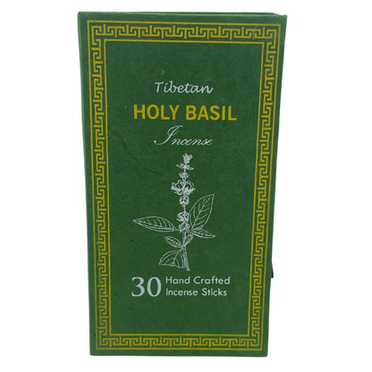 Set de Oferta de Incenso Tibetano do Himalaia - Alfavaca Sagrada