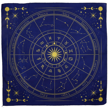 Pano para Leitura de Tarot - Zodíaco