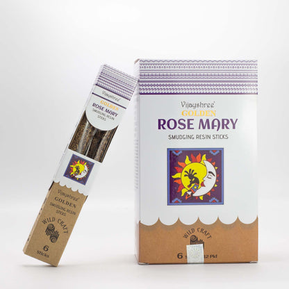 Incenso de Resina Dourado - Alecrim 30g