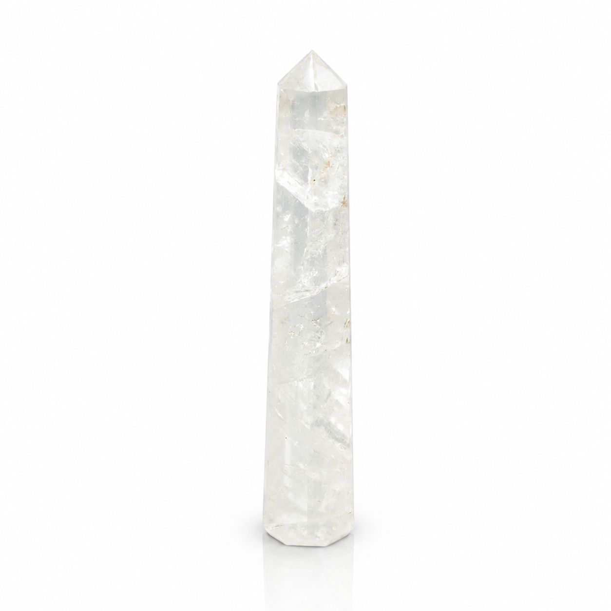 Ponta de Obelisco Cristal de Rocha — aprox. 17 cm
