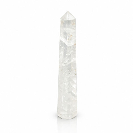 Ponta de Obelisco Cristal de Rocha — aprox. 17 cm