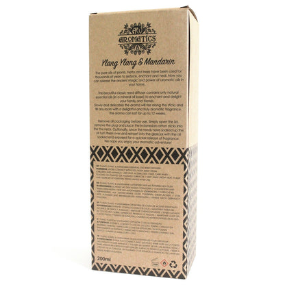 Difusor de Vareta com Óleos Essenciais - Ylang Ylang e Tangerina
