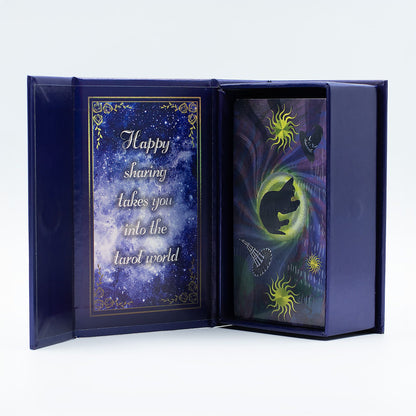 Cartas de Tarot com Lâmina Púrpura - Tarot da Bruxa