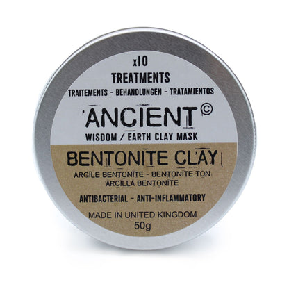 Argila Bentonite para Máscara Facial 50g