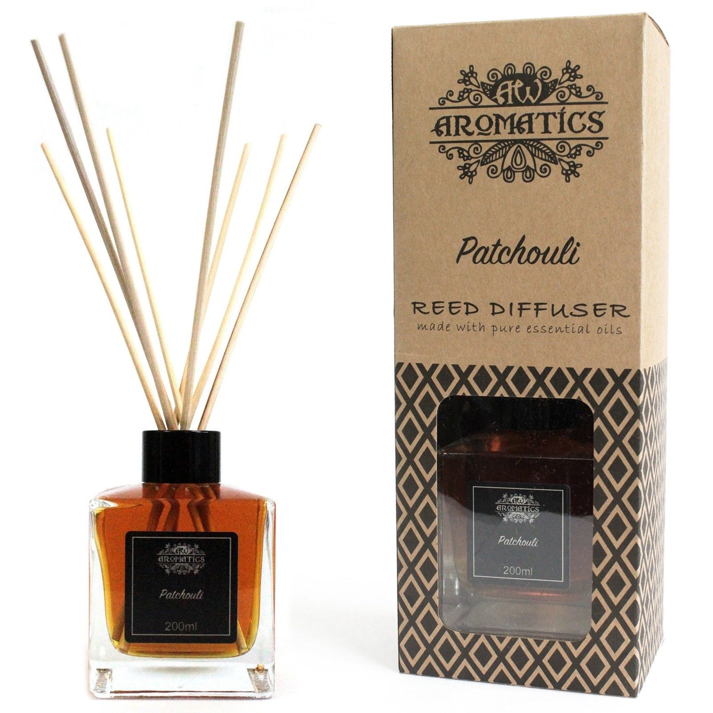 Difusor de Vareta com Óleos Essenciais - Patchouli