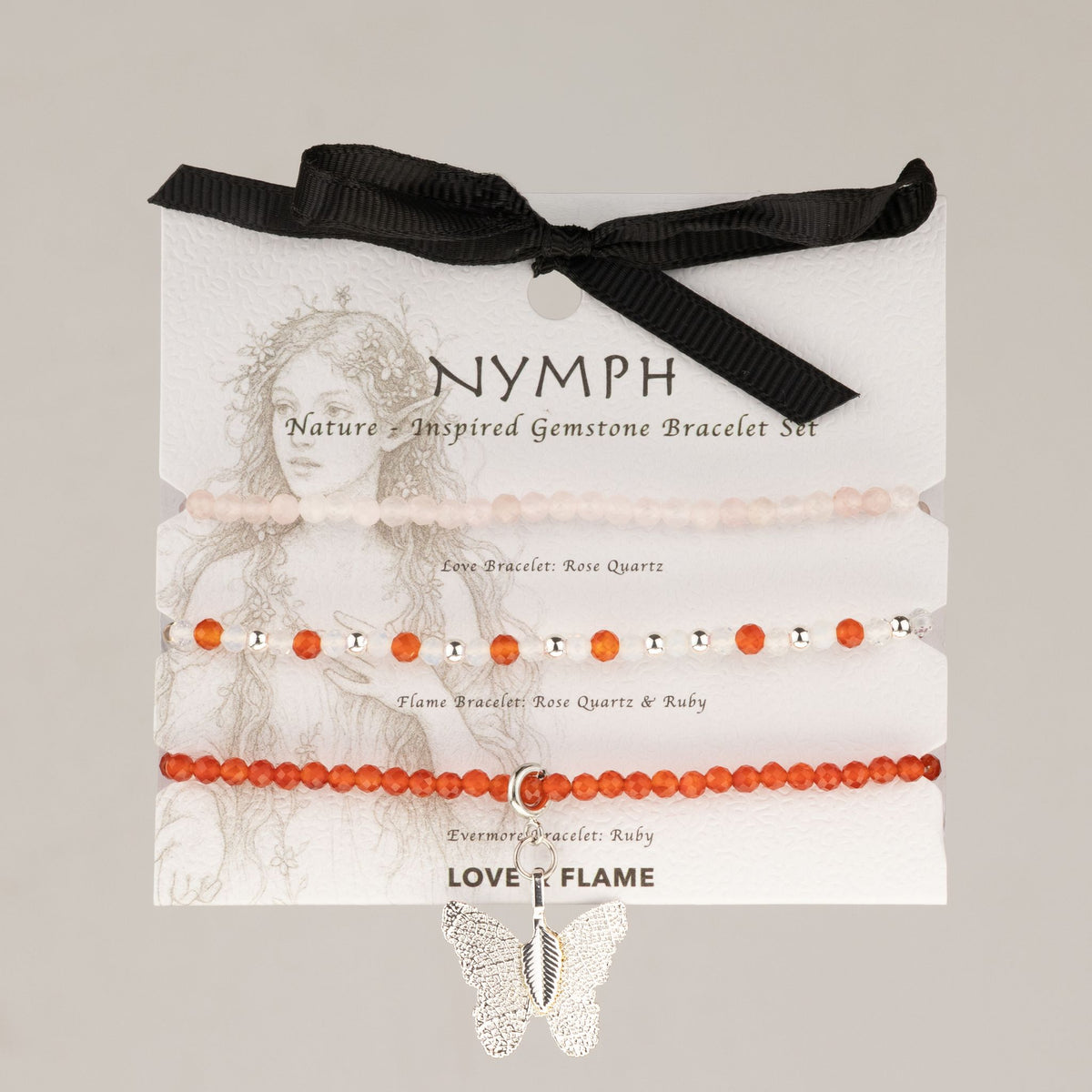 Conjunto de Pulseiras Ninfa Amor e Chama