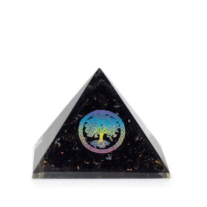 Pirâmide de Orgonite Árvore da Vida 5,5 x 4,5 cm