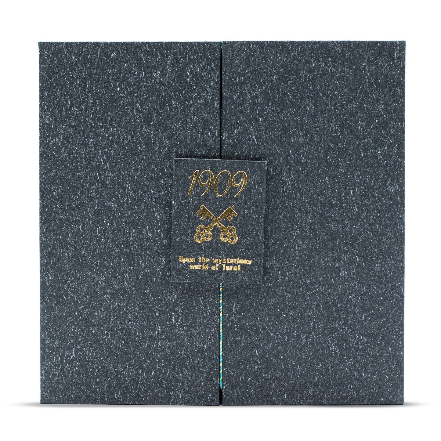 Cartas de Tarot com Foil em Ouro e Turquesa - Conjunto de Presente