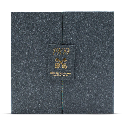 Cartas de Tarot com Foil em Ouro e Turquesa - Conjunto de Presente