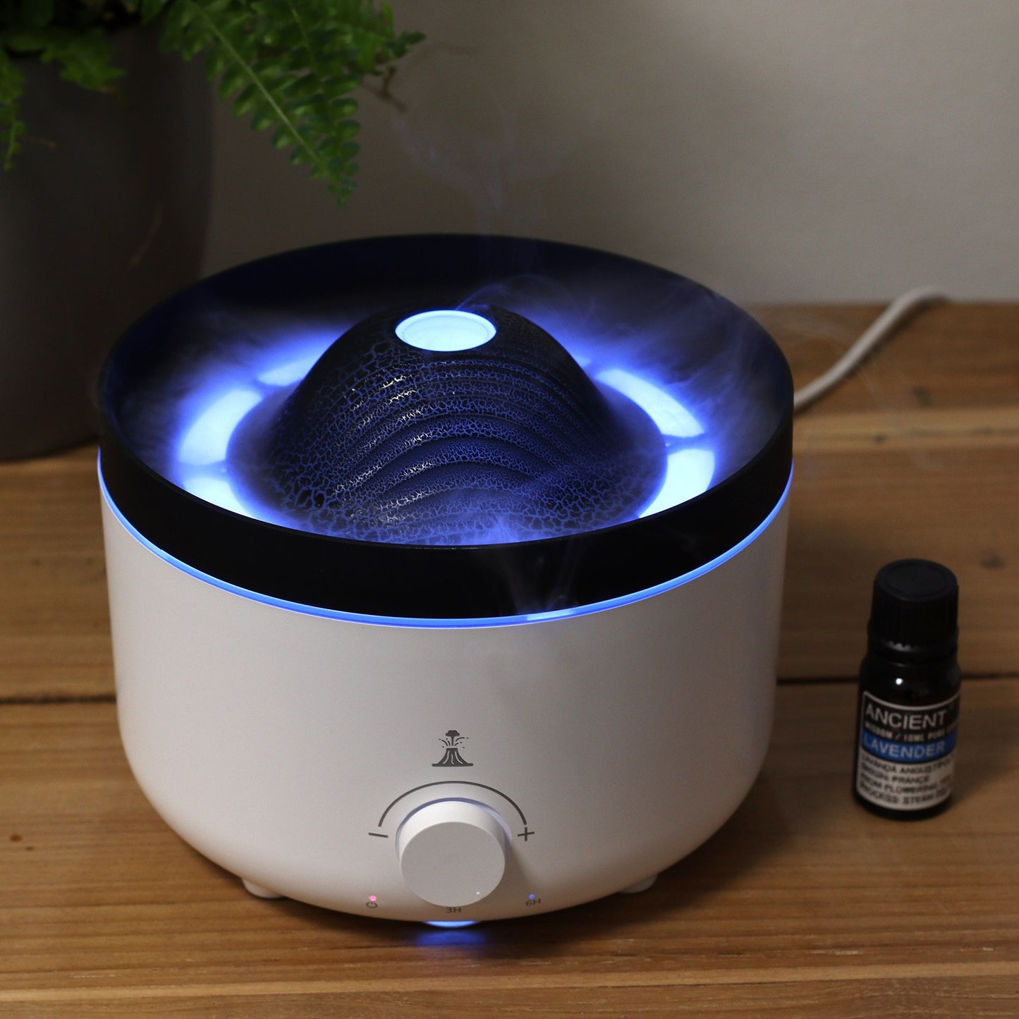 Difusor de Aroma Efeito Vulcão Grande - Ficha - Duas Cores