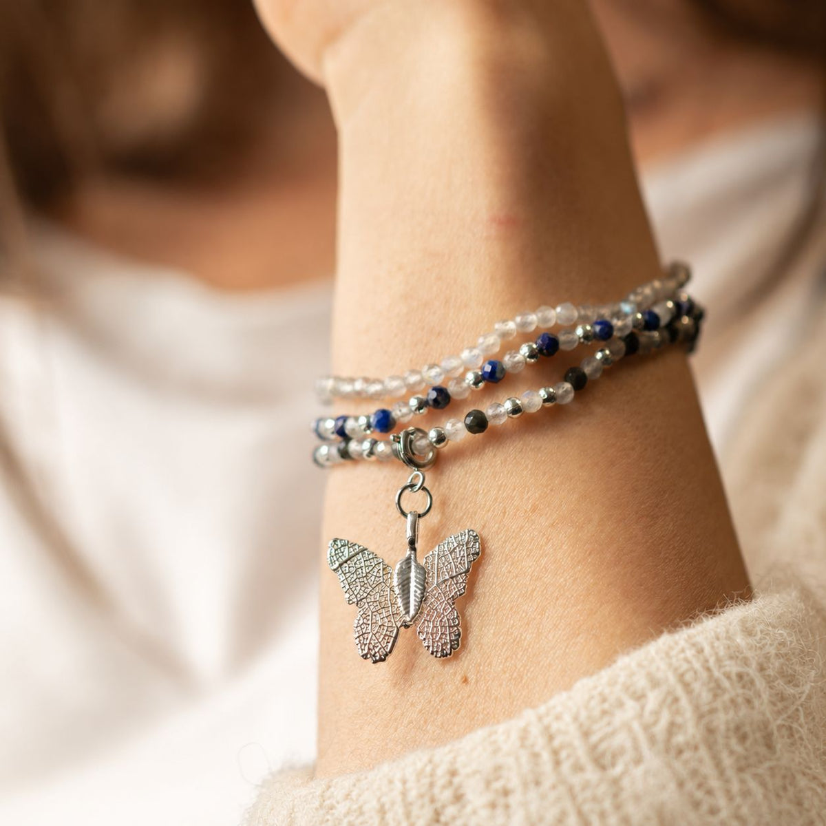 Conjunto de Pulseiras Ninfa Auroras Boreais