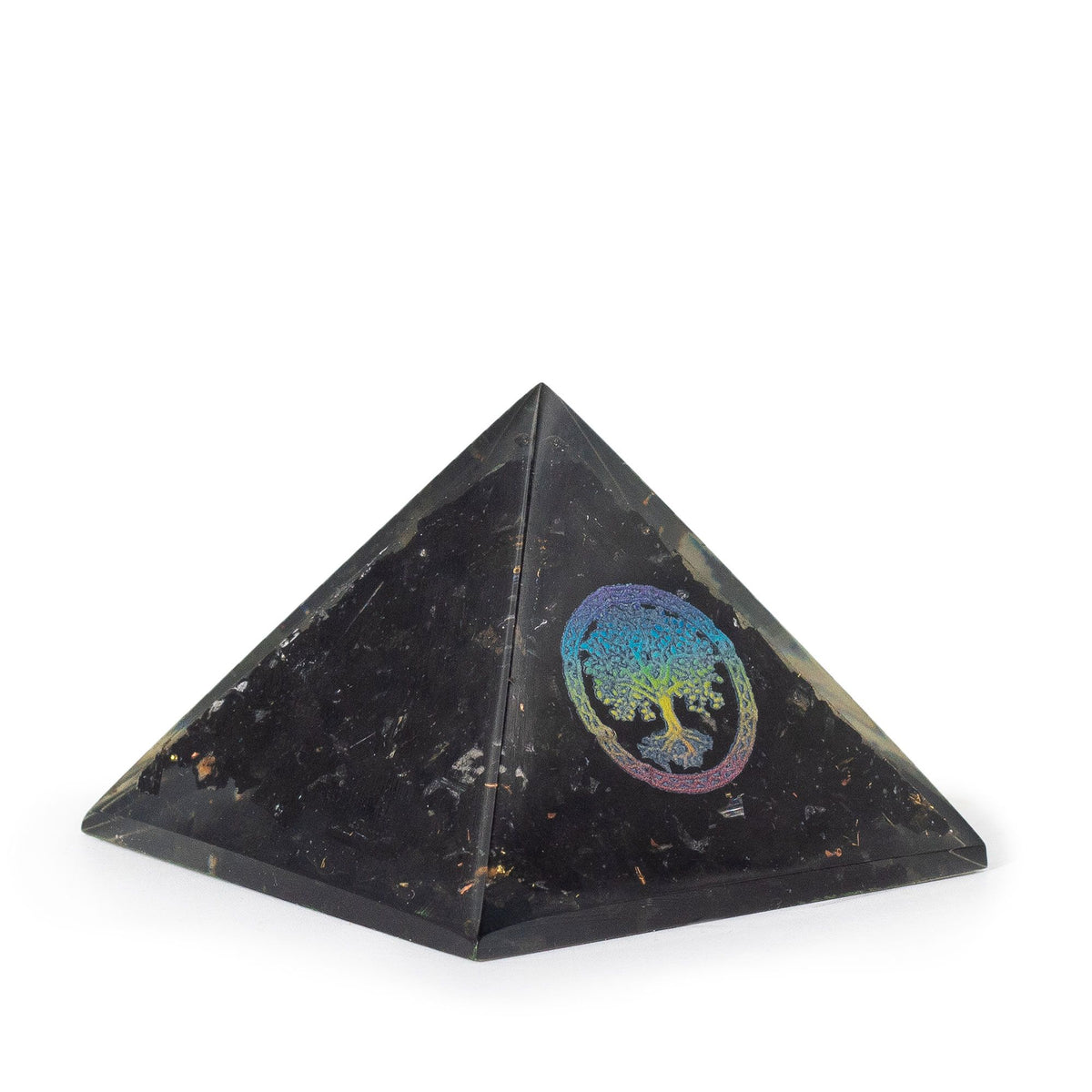 Pirâmide de Orgonite Árvore da Vida 5,5 x 4,5 cm