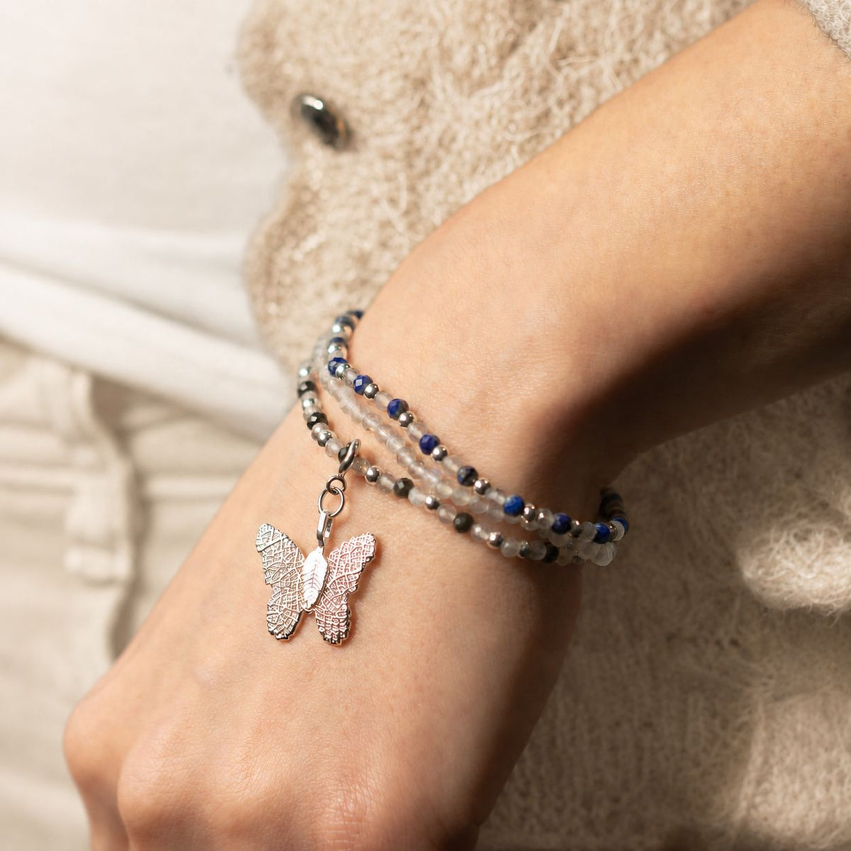 Conjunto de Pulseiras Ninfa Auroras Boreais
