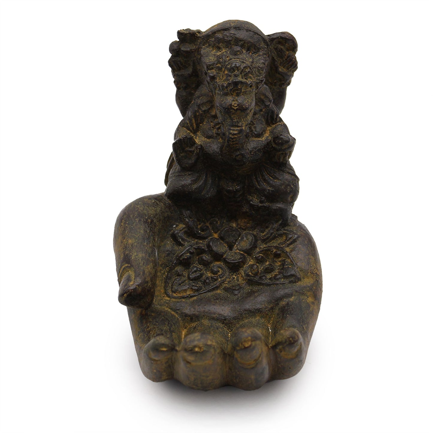 Queimador de Incenso Ganesh e Mão (Envelhecido)