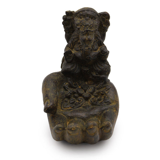 Queimador de Incenso Ganesh e Mão (Envelhecido)