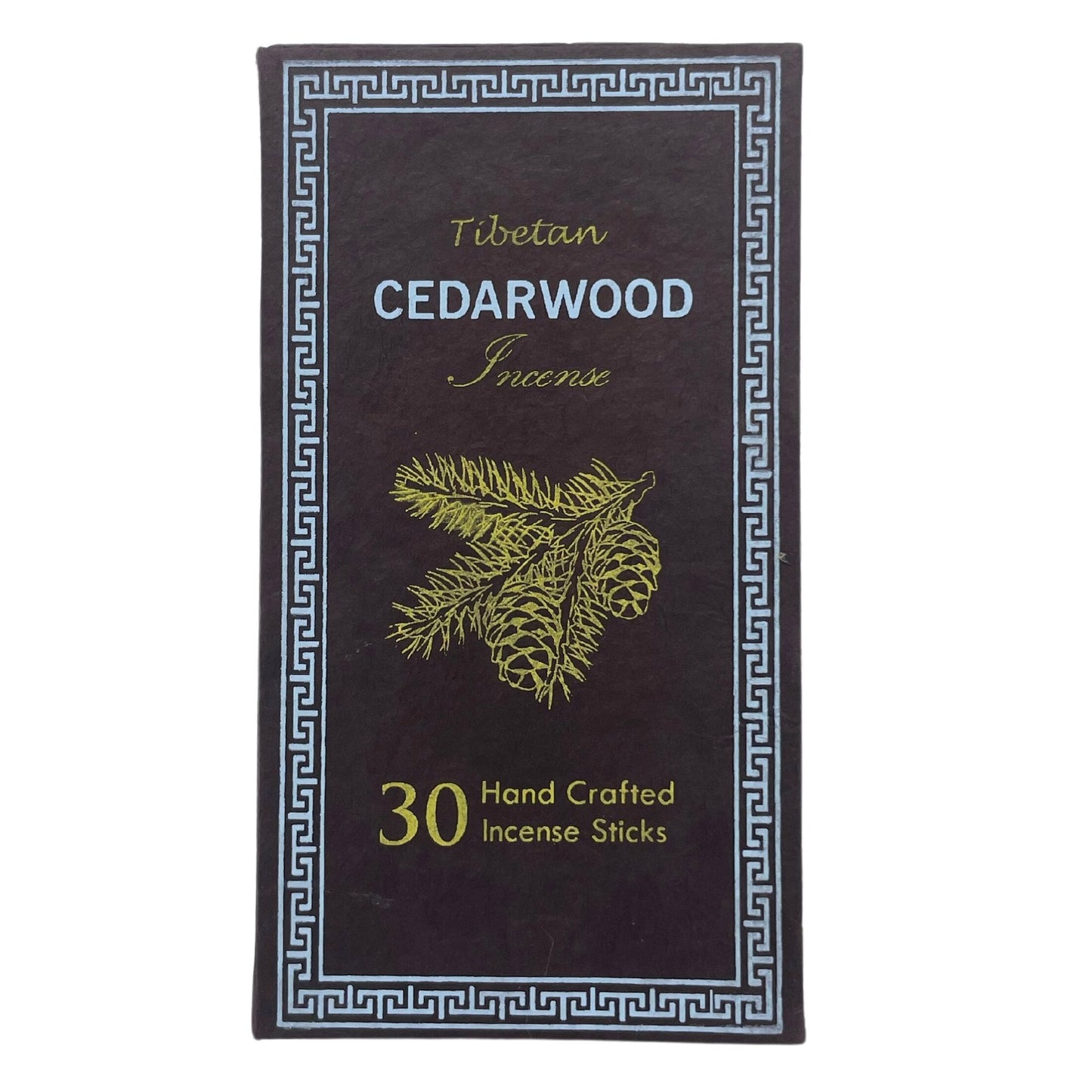 Set de Oferta de Incenso Tibetano do Himalaia - Madeira de Cedro