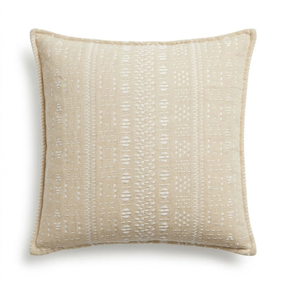 Capa de Almofada Boho 45x45 cm — Pedra Suave
