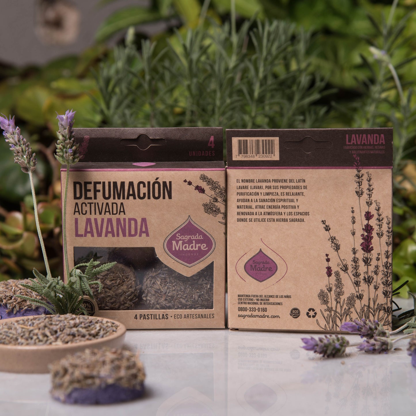 Pastilhas de Incenso em Resina X4 - Lavanda