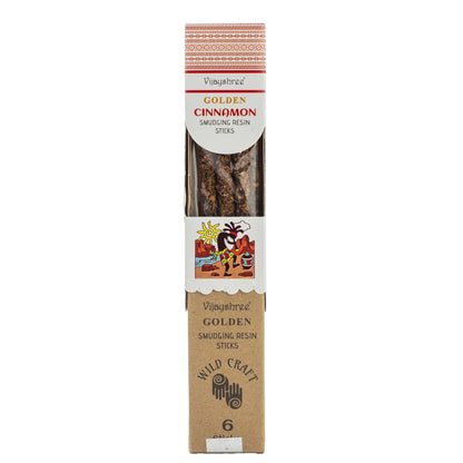 Incenso de Resina Dourado - Canela 30g
