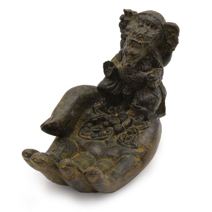 Queimador de Incenso Ganesh e Mão (Envelhecido)