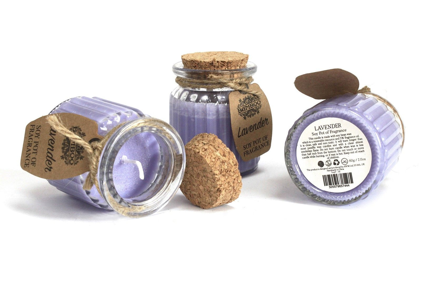 Vela de Cera de Soja - Lavanda