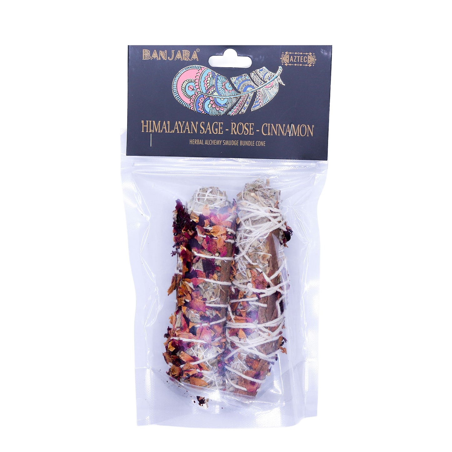 Banjara Smudge - Sálvia do Himalaia, Rosa e Canela