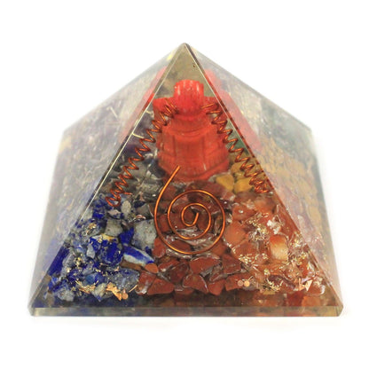 Pirâmide de Orgonite Ganesh 70 mm