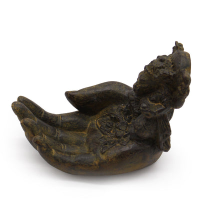 Queimador de Incenso Ganesh e Mão (Envelhecido)