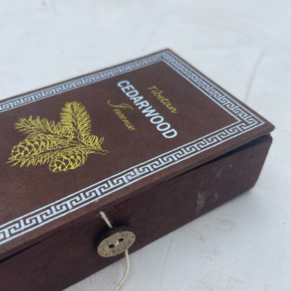 Set de Oferta de Incenso Tibetano do Himalaia - Madeira de Cedro