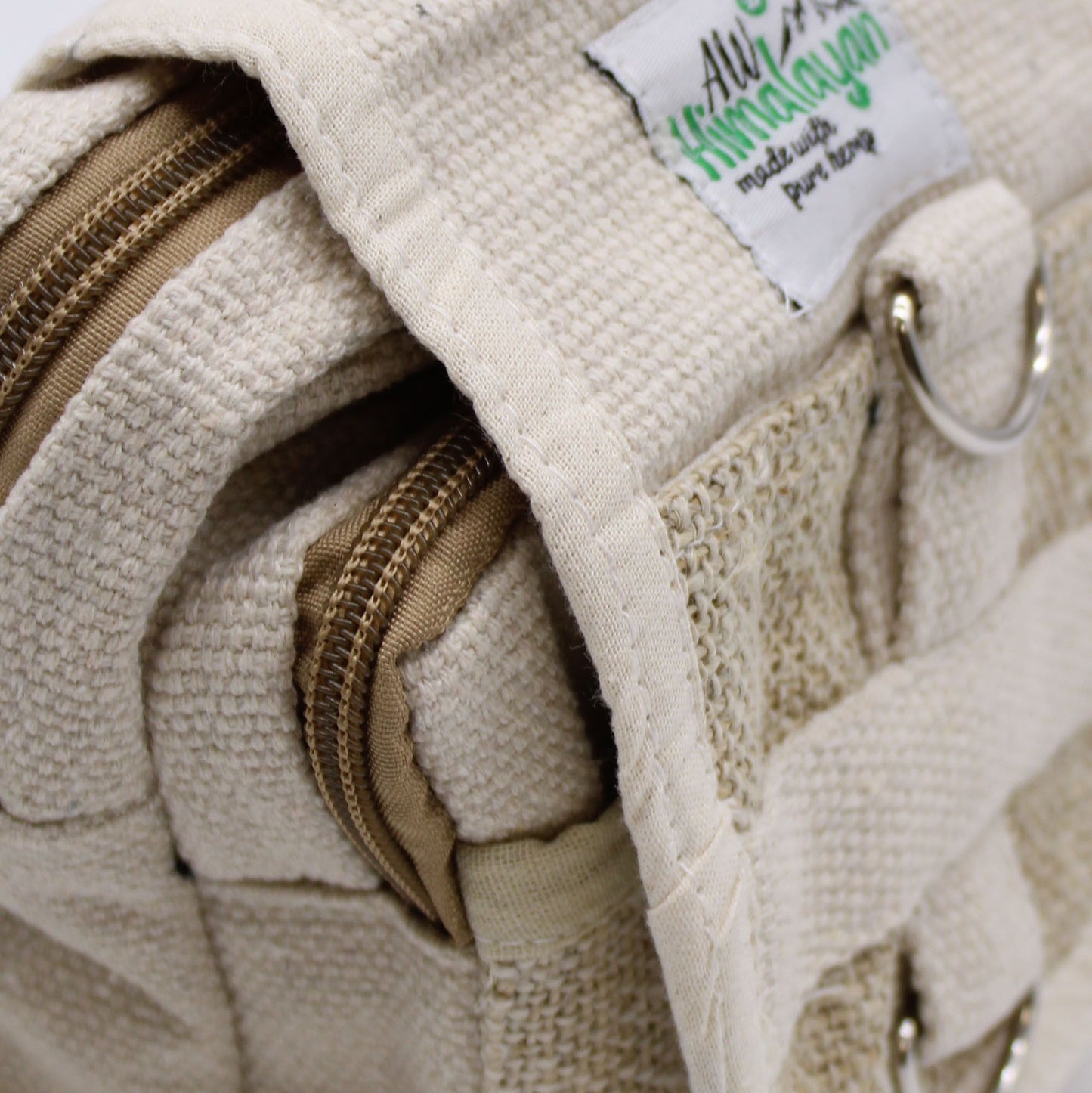Bolsa Body-Cross de Cânhamo e Algodão Natural