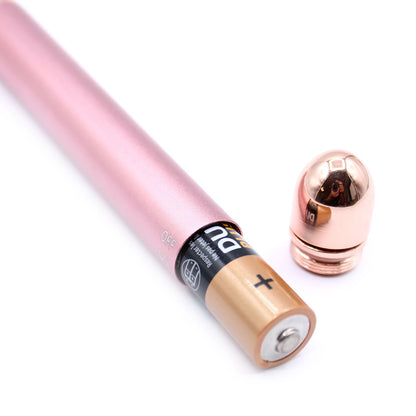 Rolo Facial com Vibração de Pedras Preciosas - Quartzo Rosa