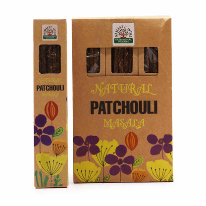 Incenso Botânico Natural Masala - Patchouli 33g
