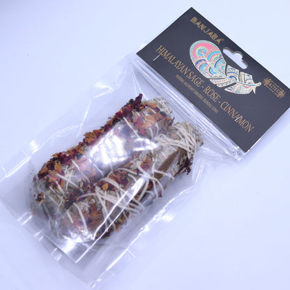 Banjara Smudge - Sálvia do Himalaia, Rosa e Canela