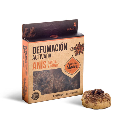 Pastilhas de Incenso em Resina X4 - Anis, Canela e Alecrim