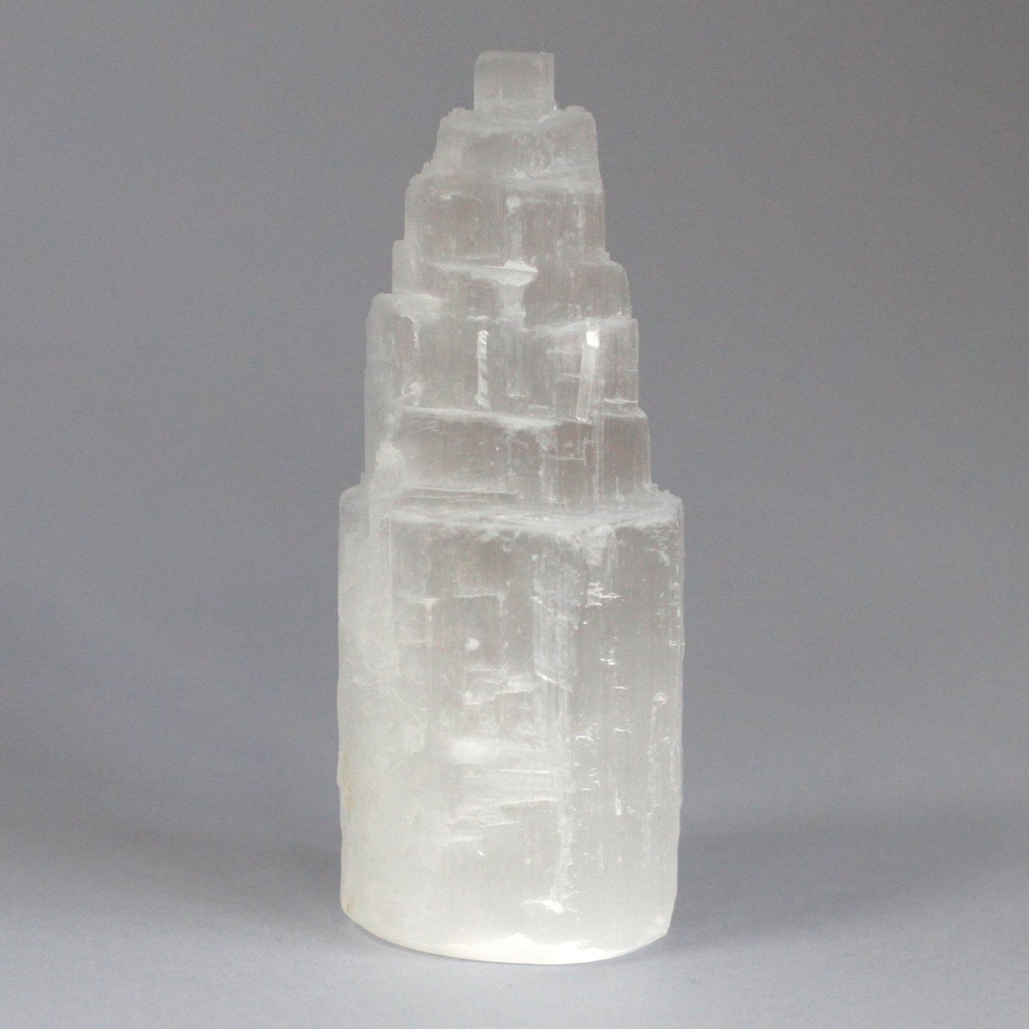 Torre de Selenite Natural - 10 cm